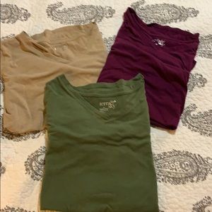 Bundle of V neck tees